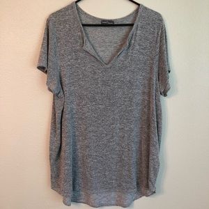 Market & Spruce Split Neck Knot Tee XL